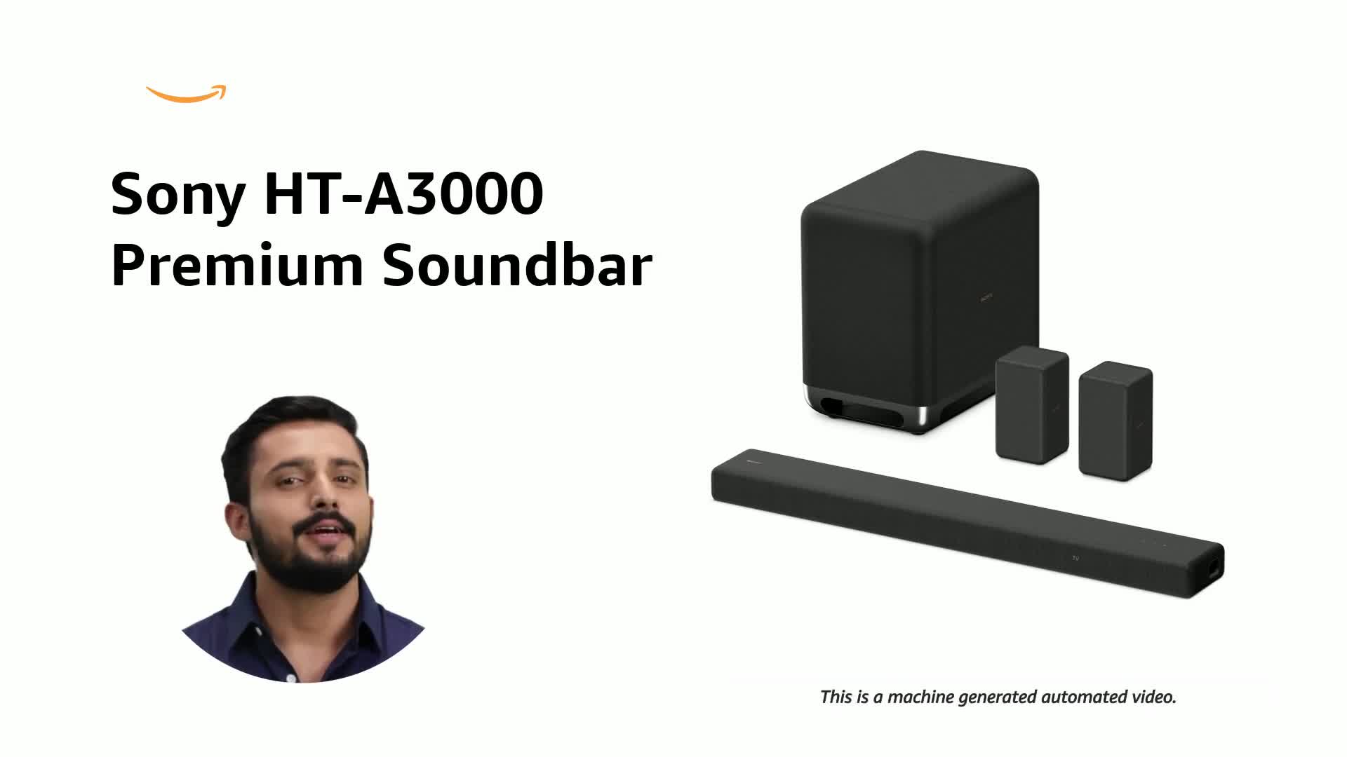Sony HT-A3000 A Series Premium Bluetooth Soundbar 3.1Ch 360